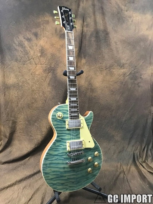 Gibson Les Paul Standard Aqua Quilted Top Limited Edition Chinese Replica