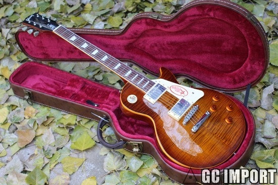 Gibson Les Paul Standard R9 1959 Tiger Flamed Chinese Replica