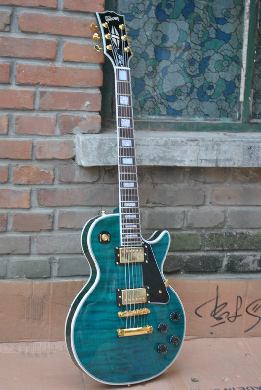 Gibson Les Paul Custom Shop Blue Sea Chinese Replica