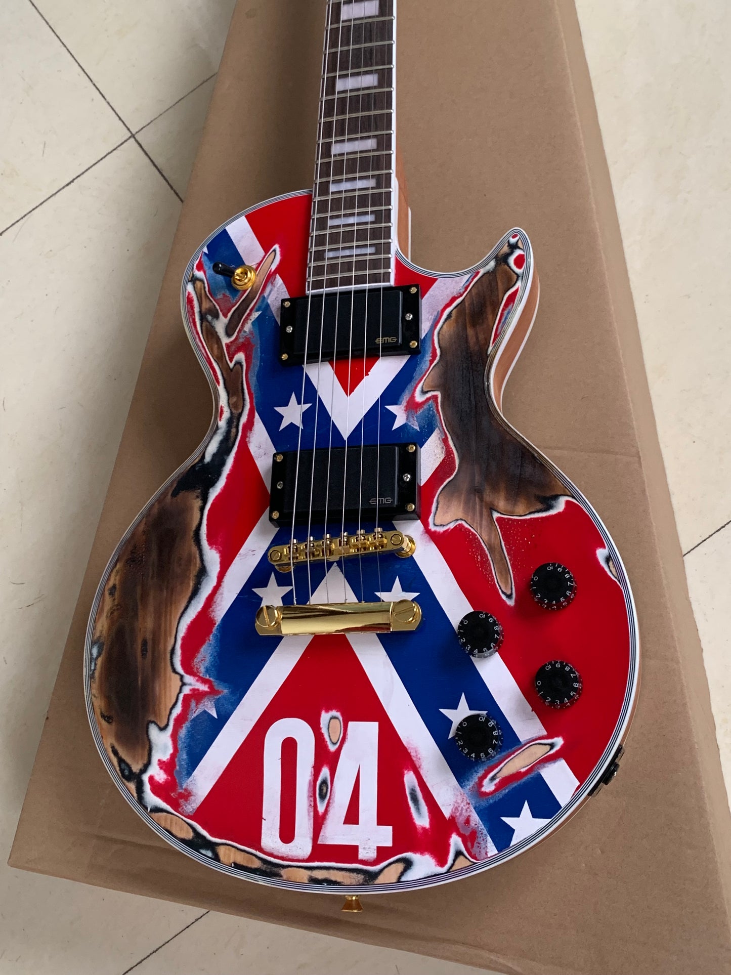 Gibson Les Paul Rebel Aged Zakk Wylde Signature Chinese Replica