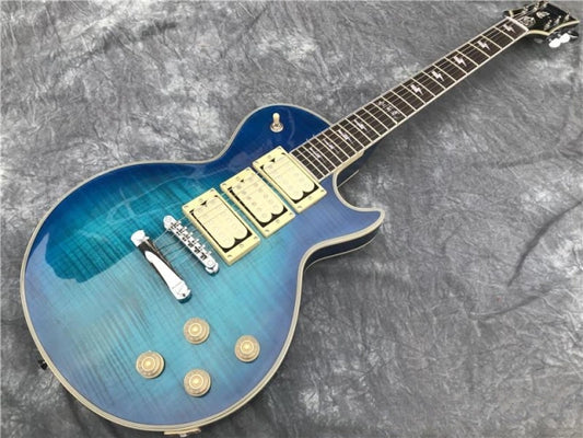 Gibson Les Paul Custom Blue Burst Ace Frehley Chinese Replica